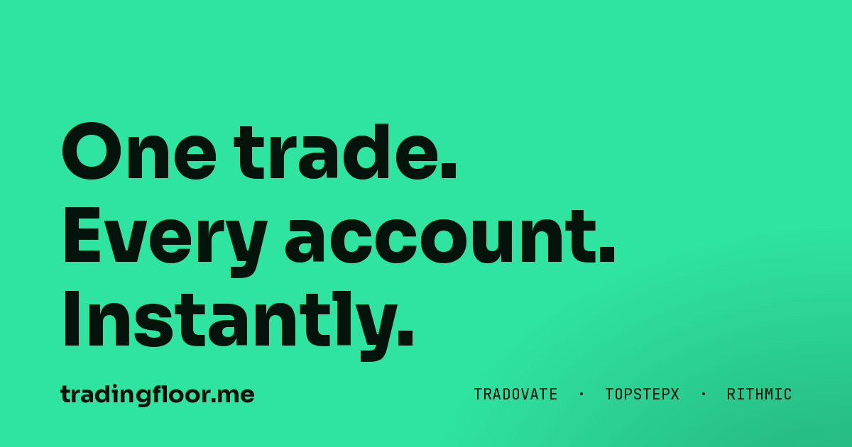 Trading Floor — futures trade copier for prop-firm accounts